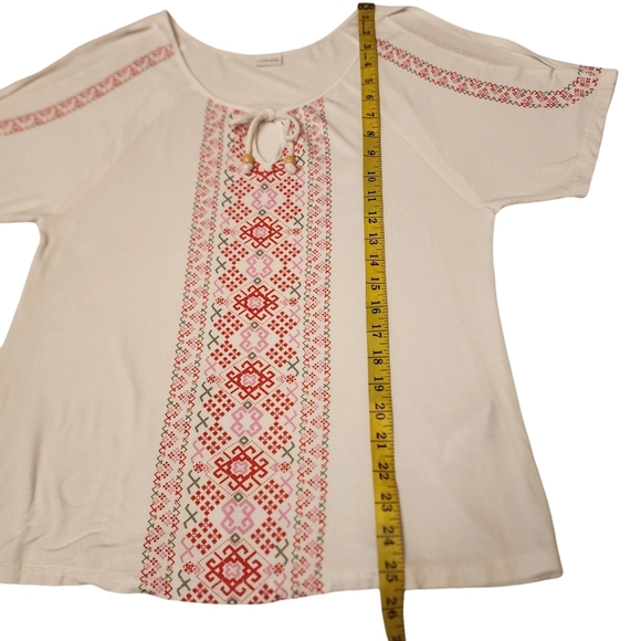 Lascana Cold Shoulder Boho Blouse Size 8 - Picture 6 of 11